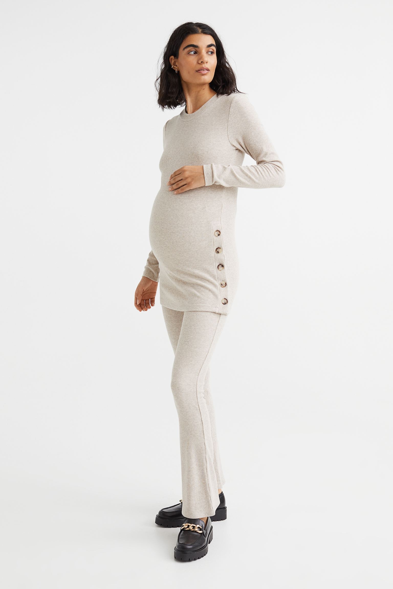 Look de canalé muy cómodo y calentito