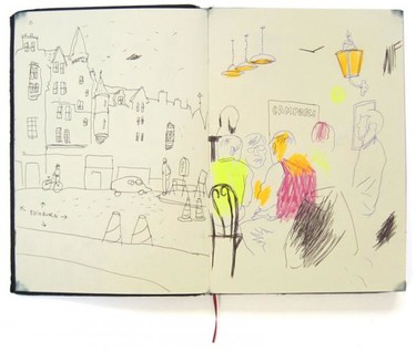 Sustituye tus Instagrams por unas memorias dibujadas, como los diarios de viaje ilustrados de Kevin Lucbert