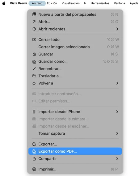 Exportar Pdf