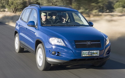 Fotos del Volkswagen Tiguan en Namibia antes de su lanzamiento