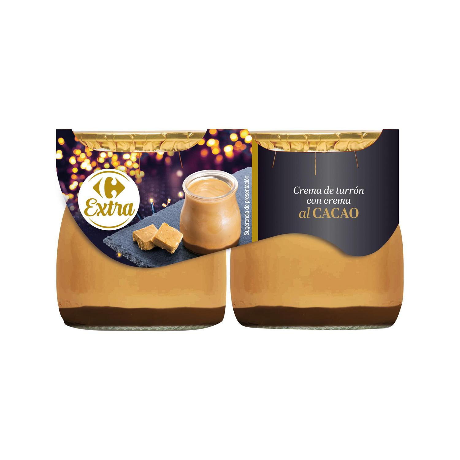 Crema de turrón con chocolate Carrefour