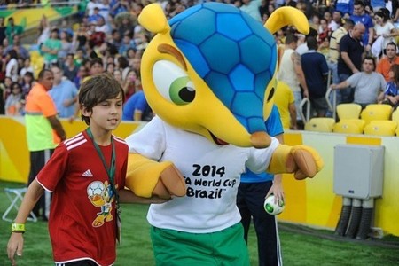 El armadillo Fulenco, mascota del Mundial, al borde de la extinción