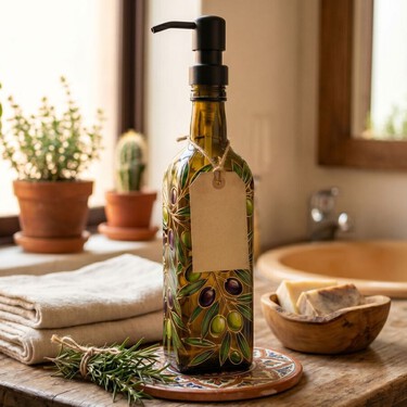 3 ideas para reutilizar botellas de aceite de oliva para decorar tu hogar  