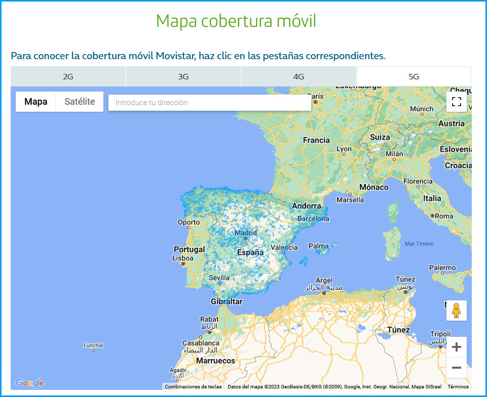 Movistar tiene un nuevo mapa de cobertura móvil: así puedes comprobar ...