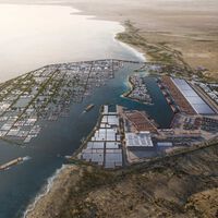 Para contornar bloqueio de Ormuz, Arábia Saudita acelera projeto do porto de Neom 