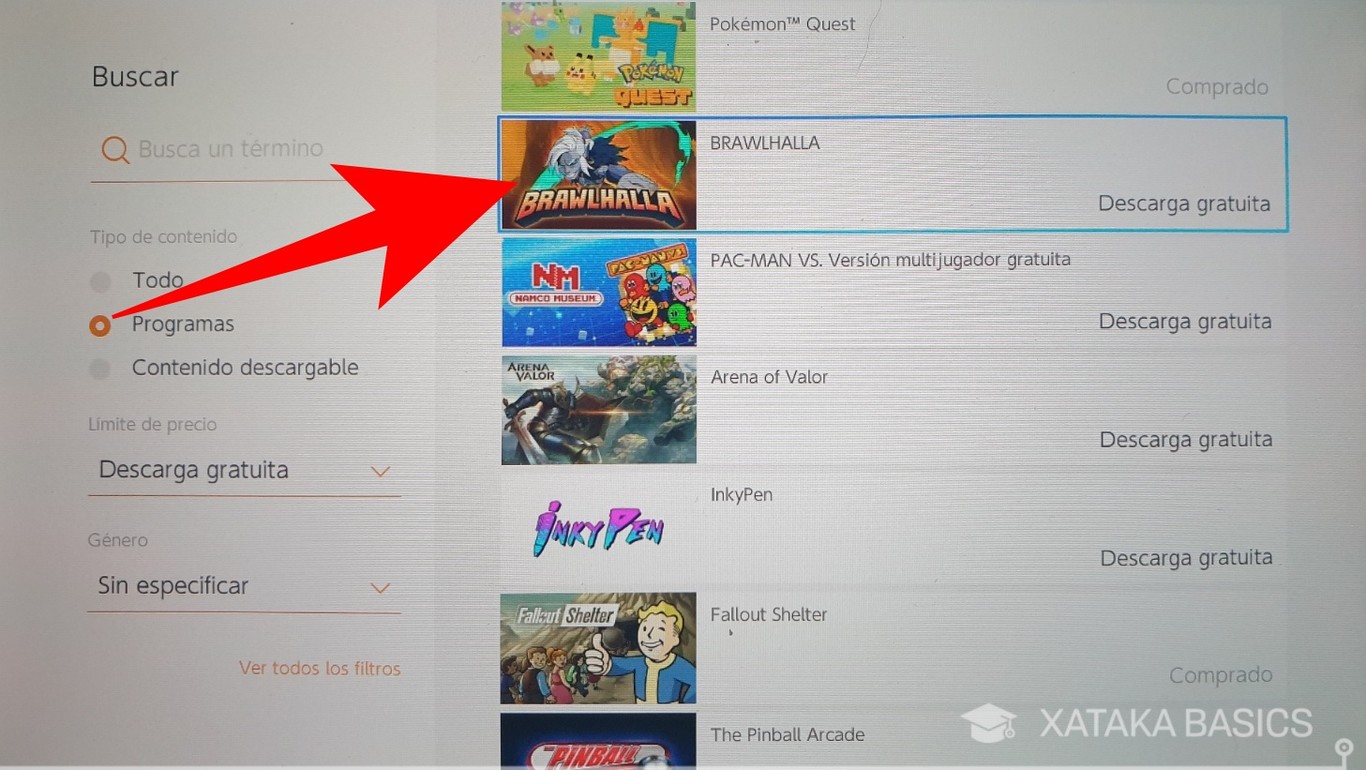 Cómo descargar juegos gratis en Nintendo Switch