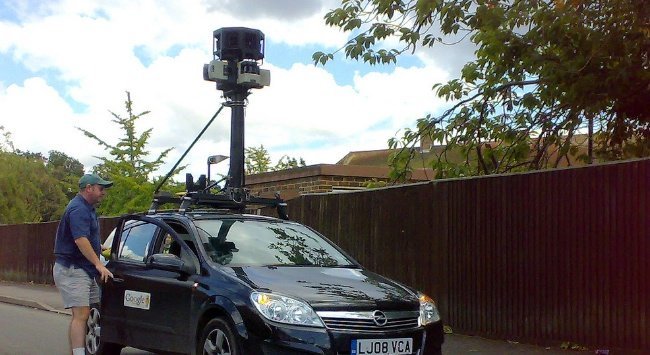 coche google street view