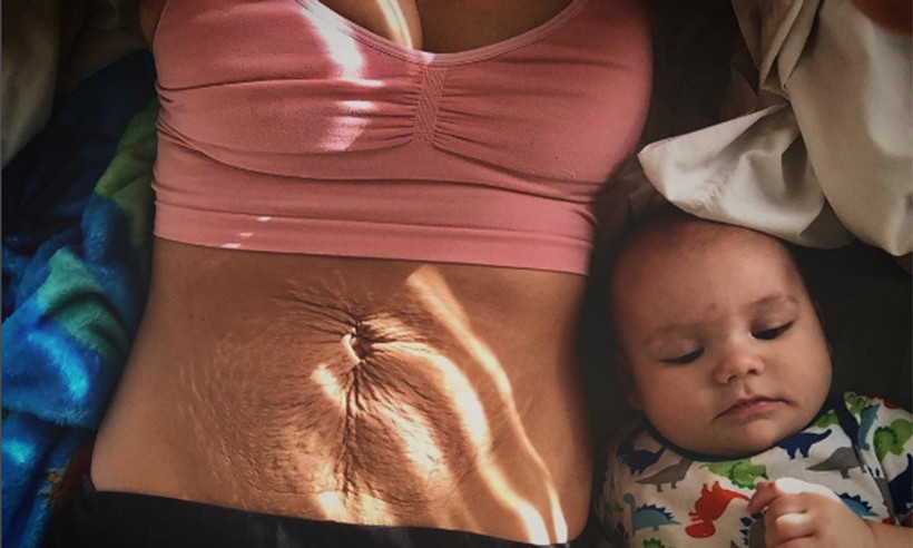 "No pierdas la esperanza", el emotivo mensaje de una madre que vuelve a amar su cuerpo después de la depresión posparto 