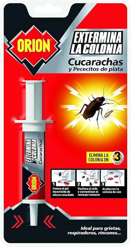 Jeringa Matacucarachas y Insectos en Gel para Grietas