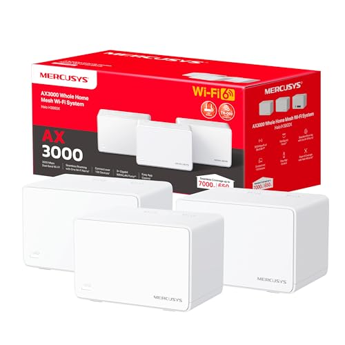 Mercusys Halo H3000X(3-Pack) - Router Mesh WiFi 6 AX3000