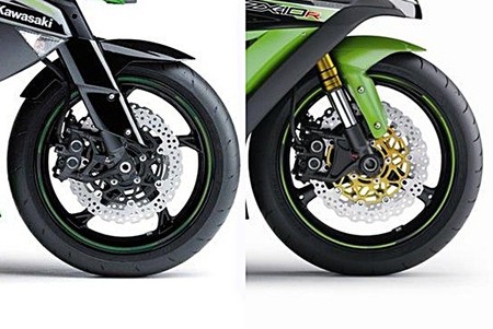 Comparativa Z1000 - ZX-10R