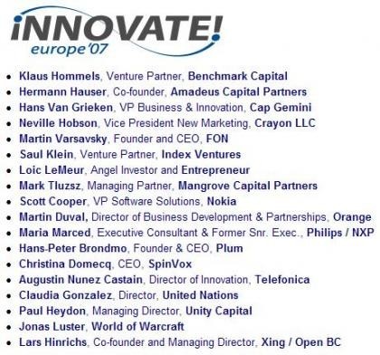 Llega Innovate!Europe 2007