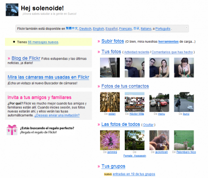 Flickr ya habla español