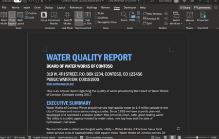Microsoft prueba el nuevo "Modo oscuro" en Word y un botón para alternarlo con la interfaz en blanco