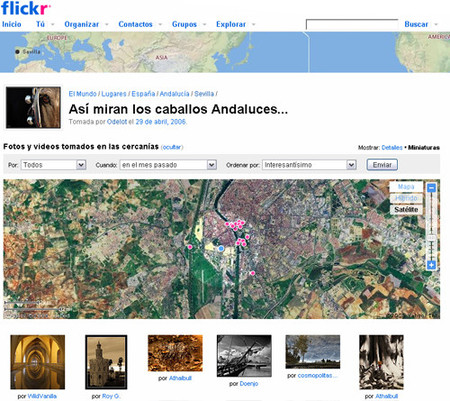 Fotos cercanas, lo nuevo de flickr