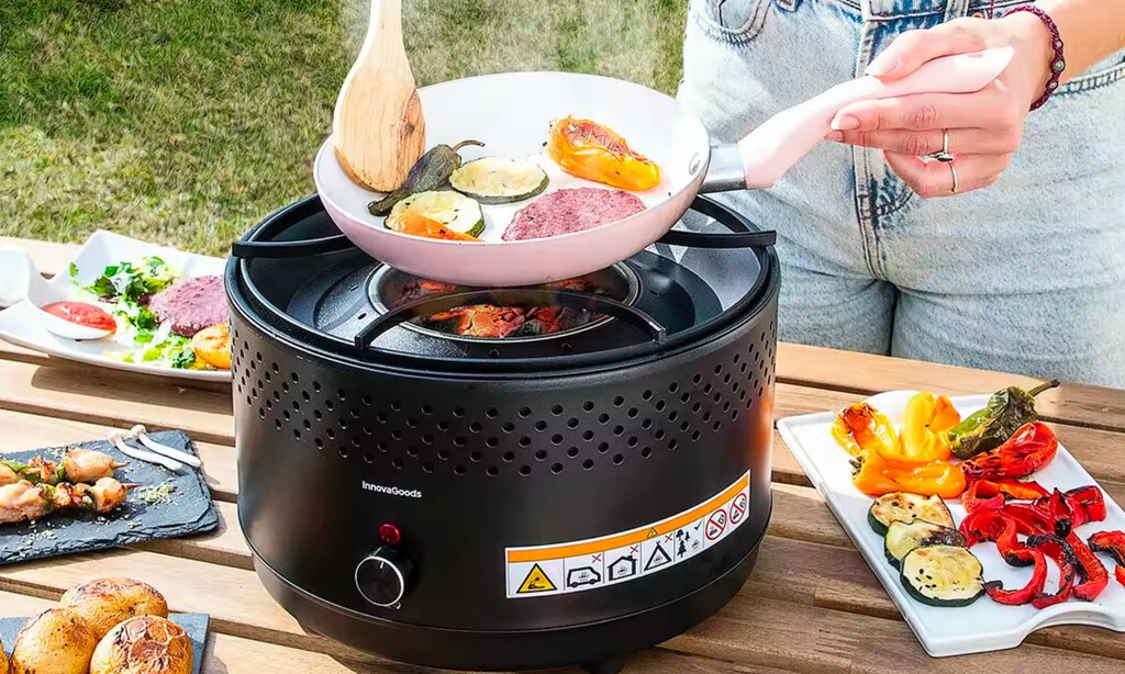 Sin humos ni instalación, esta es la barbacoa que querrás para tu terraza o jardín este verano