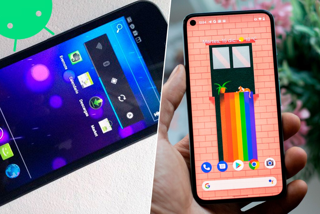 Tengo claro que la versión más fea de Android fue Android 4.0 Ice Cream Sandwich. Menos mal que acabó llegando Material 