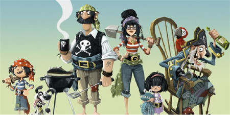 Ilustración Mis Vecinos Los Piratas