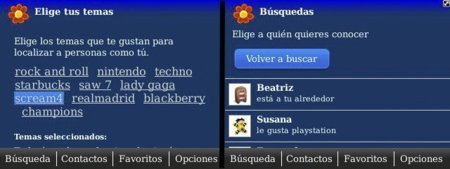 Espora, servicio para hablar con gente cerca de tí en BlackBerry
