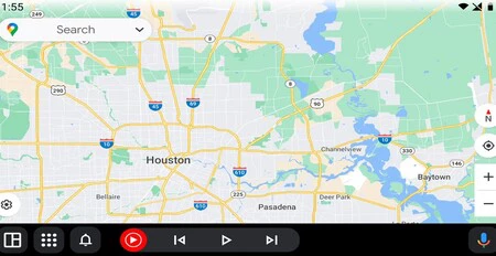 新しい Android Auto ナビゲーション メニュー。 XDA 開発者からの画像