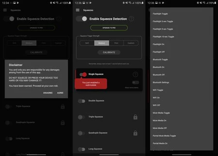 スクイーズ Samsung Galaxy サイドスクイーズ+