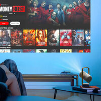 Solo hoy en MediaMarkt rebajado el proyector con Google TV, altavoces JBL y hasta 150 pulgadas 