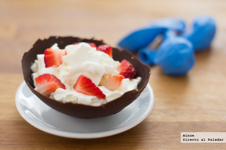 Cómo hacer cuencos de chocolate fundido