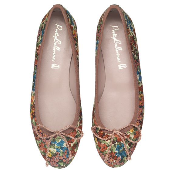 Bonjour x Hermosilla Paris Floral ballerinas