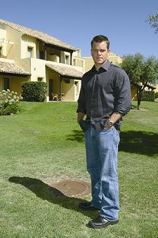 Matt Damon, de vacaciones en España