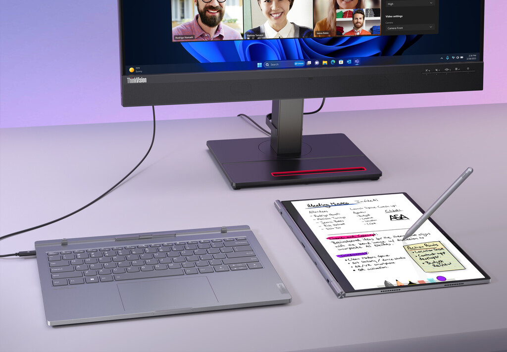 El nuevo portátil de Lenovo con Windows no es solo un portátil. También es una potente tableta Android 