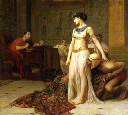 Cleopatra And Caesar By Jean Leon Gerome