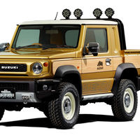 Un Suzuki Jimny pick-up y otro para todoterreno más extremo, preparados para el Tokyo Auto Salon