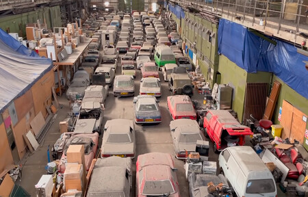 ¡Locura de subasta! Alucina con esta colección de 174 coches abandonados en un almacén en Reino Unido