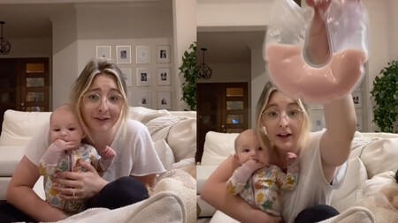 El vídeo viral de una madre que muestra que su leche se ha vuelto de color rosa, ¿por qué sucede?