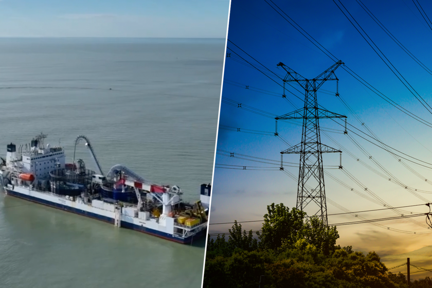 Ceuta enchufa el Estrecho: el primer cable que la conecta a la Península ya está en el mar