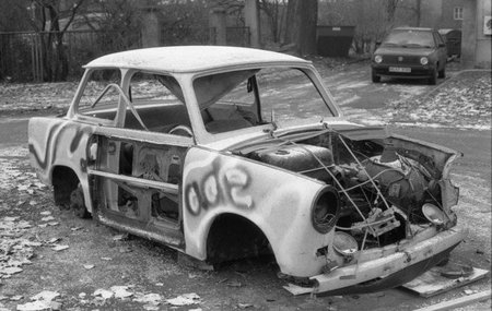 Trabant abandonado