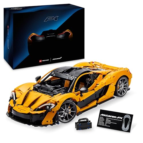 LEGO Technic McLaren P1 Maqueta de Coche a Escala para Adultos - Regalo para Padres - Hipercoche de Carreras - Kit de Maquetas - Decoración del Hogar y Estantería 42172