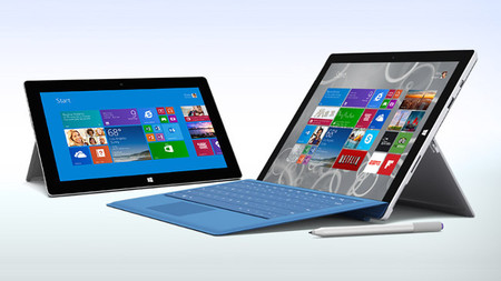 La gama actual de tablets de Microsoft: Surface 2, Surface Pro 2 y Surface Pro 3