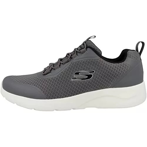 Skechers Zapatillas Bajas para Hombre Dynamight 2.0 - Setner, Gris, 43 EU