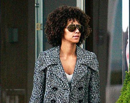 Halle Berry a lo afro