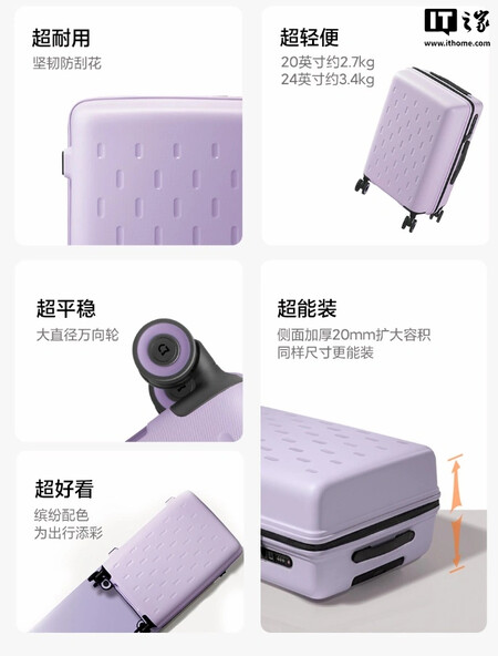 La maleta de viaje multicolor Mi Home de Xiaomi