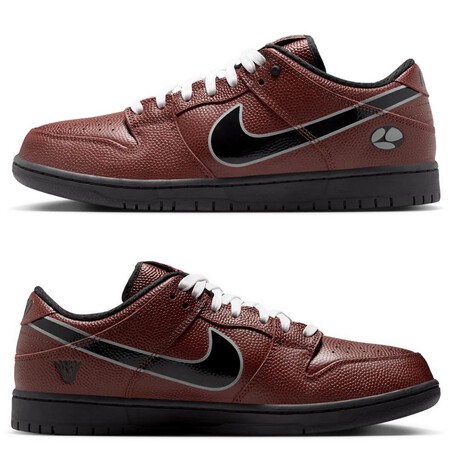 Nike Sb Dunk Low Pro X Limosine Skateboards Brown And Black