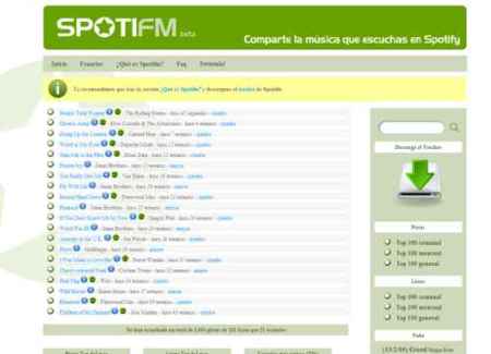 Spotifm, comparte lo que escuchas en Spotify
