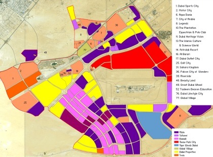 La construcción de Dubailand