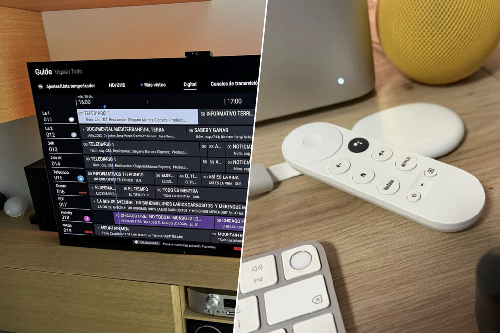 De viejo Chromecast criando polvo en el cajón a "antena de TV de bolsillo": así veo la TDT gratis en cualquier tele 