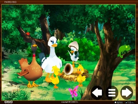 G4M3 Studios publica el cuento interactivo El patito feo para dispositivos móviles