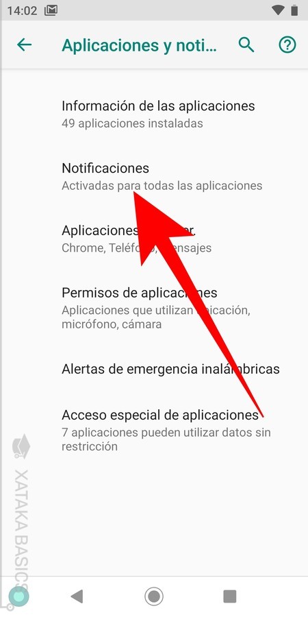 Notificación