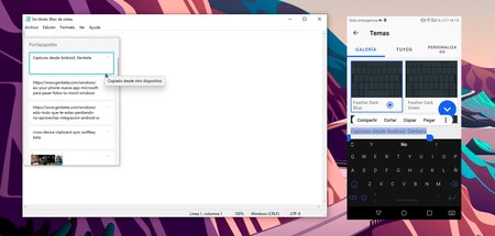 Portapapeles De Android En Windows 10
