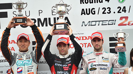 Podio 2014 Motegi Super Fórmula