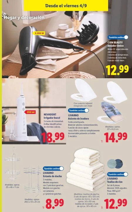Estante Ducha Livarno Folleto Lidl